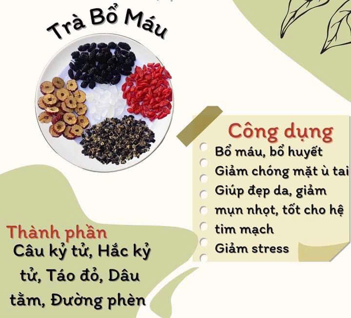 Trà bổ máu